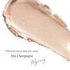 MYMERRY Dewy Highlighter Makeup, Highlighter Makeup Stick for Face and Body, Radiant & Shimmer Glow, Buildable Color for All Day | Vegan & Cruelty-Free | Champagne Beige Gold 15g/0.53fl.Oz