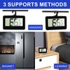 2Pcs Digital Refrigerator Fridge Thermometer Mini Freezer Thermometer Room Thermometer with Hook, Large LCD Display °C/°F Convertible with Hanging Hook for Kitchen,Home,Restaurants
