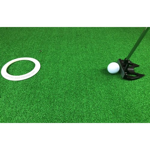 MAZEL Golf Putting Cup/Ring for Training Aid Indoor & Outdoor All-Direction Golf Practice Hole Golf Putting Accuracy Trainer (White Ring)