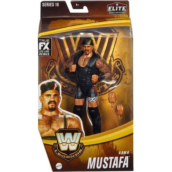WWE Elite Collection Kama Mustafa Action Figure Legends Mattel Series 19