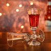Srgeilzati Cordial Glasses Shot Glasses with Stem,Limoncello Glasses | Port glasses 1.0 oz (Set of 6)