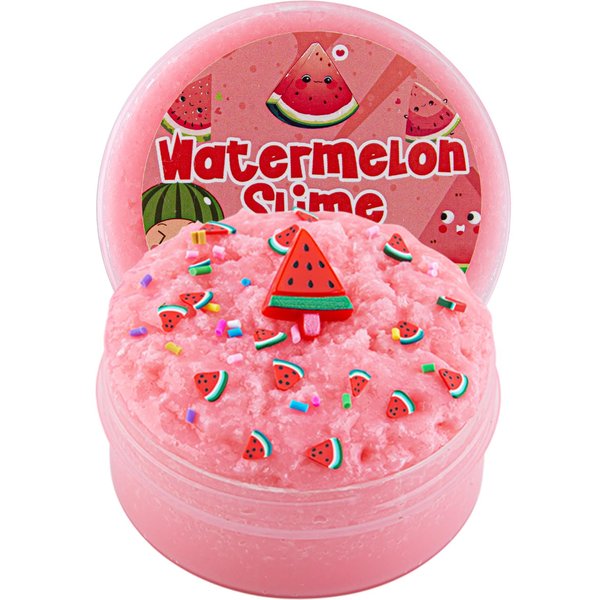 Watermelon Pink Snow Fizz Slime, Non-Sticky Crunchy Slime, Slime Party Favors for Kids, Slime Sensory Toys for Birthday Easter Hallowmas Christmas Girls Gifts & Boys Gifts