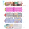 YEEHO Pill Case (5 Pack) - Portable Small Supplements Tablet Container Box with 10 Compartments - Medicine Capsule Vitamin Fold Flip Organizer Dispenser Holder Storage for Travel Trip Pocket Purse