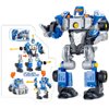 Take Apart Robot Toy with Power Drill – 3-in-1 STEM Educational Buildable Robot Kit for 3, 4, 5 Year Old Boys – DIY Construction Toy