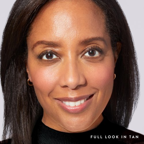 LAURA GELLER NEW YORK Blush-n-Balance 3pc Kit Baked Balance-N-Brighten Color Correcting Foundation, Tan + Retractable Kabuki Brush + Baked Blush-N-Brighten, Tropic Hues