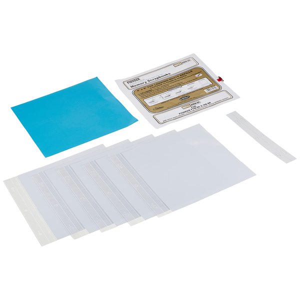 Pioneer RMW-88 Scrapbook Refill Pages, 8"x8", White