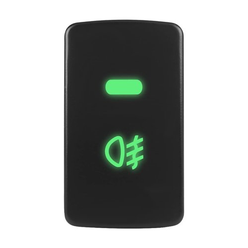 Fog Light Switch,5 Pin Black Plastic Car Push Button Fog Light Switch for Honda Civic Accord CRV