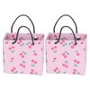 JTLB 2pcs Miniature 1:12 Dollhouse Paper Shopping Bags, Innovative Simulation Collectible Accessories for Dollhouse (J)