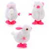 ZENFUN 24 Pcs Bunny Jumping Chick Wind Up Toys, Easter Chicken Plush Chicks Toys Hopping Windup Toy for Easter Egg Hunt Basket, Party Favors Gift, Not for Children Under 3 Years
