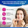 Retainer Cleaner and Denture Cleaning Tablets - Mouthguard Cleaner and Denture Cleaner Tablets Remove Plaque, Odors and Stains from Aligners, Night Guard and Removable Dental Appliances - 120 Tablet