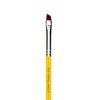 Bdellium Tools Professional Makeup Brush - Studio Series 762 Small Angle - With Soft Synthetic Fibers, For Shaping & Filling Eyebrows (Yellow, 1pc)