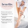 MainBasics Dry Brush | Dry Brushing Body Brush for Lymphatic Drainage, Dry Skin, Cellulite, Blood Circulation with Massage Nodes Exfoliating Body Scrubber for Flawless Skin