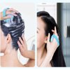AMSDCN Scalp Massager Shampoo Brush with Soft and Flexible Silicone bristles for Hair Care and Head Relaxation, Ergonomic Scalp Washer/exfoliator for Dandruff Removal and Hair Growth (Pink)