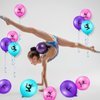 72 Pieces Gymnastics Party Balloons Gymnastics Latex Balloons Dance Gymnastics Balloons for Dance Game Party Sports Theme Party Baby Shower Birthday Party Decorations (12 Inches)