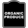 ORGANIC PRODUCE BLACK Minimalist Aluminum Composite Sign 20 x 24 inches