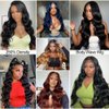 KALASHOW 250% Density 13x6 Lace Front Wigs Human Hair HD Body Wave Lace Front Wigs Human Hair for Black Women Glueless Wigs Human Hair Pre Plucked Natural Hairline with Baby Hair 28 Inch