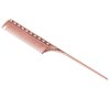 Tail Comb Stable Hair Cutting Comb Portable Hair Comb for Men and Women for Daily Life for Home (Rose Gold)