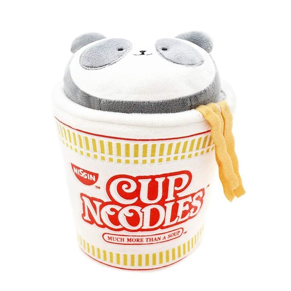 Anirollz Stuffed Animal Plush Nissin Cup Noodle Toy - Official Roll Blanket Ramen Doll |Soft, Squishy, Warm, Cute, Comfort, Safe| Pillow with Panda - Birthday Decorations Gift 6" Pandaroll