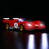 BrickBling LED Light Compatible with Lego Speed Champions Ferrari 76906 Toy Building Kit, Creative Lighting Compatible with Lego Race Cars Boys 76906 (Not Included The Model Set)