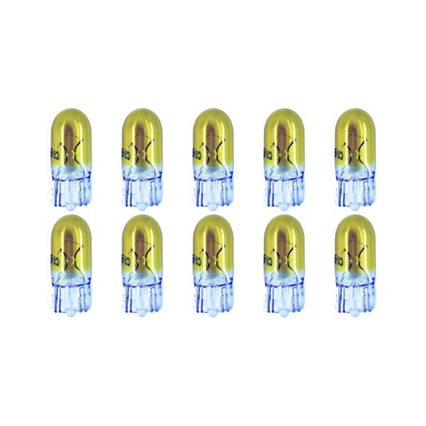 CEC Industries #555Y (Yellow) Bulbs, 6.3 V, 1.575 W, W2.1x9.5d Base, T-3.25 shape (Box of 10)