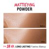 Kiss New York Pro Pressed Mattifying Finishing Setting Powder Best for Medium to Dark Skin Blurs fine lines and pores (Translucent Deep)