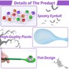AMENON 12 Player Halloween Games, 12 Halloween Eyeball Egg & 12 Spoon Race Game for Kids Adults, Halloween Party Favors Supplies, Halloween Party Game Toys Outdoor Classroom Carnival Games Treats Gift