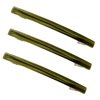 Skinny Slim Tortoise Shell Acetate French Barrettes Flat Acrylic Hair Clips For Fine, Kinky Hair Strong Hold Cute Hair Styling Ponytail Holder for Girls,3 Pcs (Green)