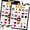 Funnlot New Year Games New Year Bingo Game Holiday Bingo 24 Players New Year Games for Party New Year Bingo Game Cards for School Party Supplies for Family Classroom Activities New Year Party Favors