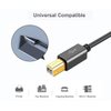 CableCreation Long USB Printer Cable 10 Feet, USB 2.0 Printer Cable to Computer, USB A to B Printer Cord for HP, Brother, Epson, Canon, Piano, Dac, Aluminum Case, Space Gray 3M