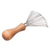 REDECKER Wire Comb and Brush Cleaner with Oiled Beechwood Handle, 3-Inches