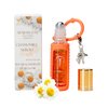 APARASCENT Chamomile Neroli Organic Cuticle Oil Roll-On Hydration & Strength w/Coconut MCT, Jojoba & Rosehip for Dry Nails, Travel Size Roller, Moisturizing Serum Treatment for Radiant Nails