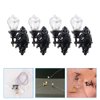 Yardwe 4pcs Miniature Led Wall Sconces 1: 12 Scale Wall Sconces Model Tiny Wall Lights Dollhouse Wall Lamp Sand Table Sconce Light for Doll House Decorations