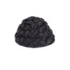 VAVANGA Small Size Natural Braided Chignon Bun Hairpiece Black Donut Scrunchie Clip in Hair Bun Updo Hair Piece Twisted Bun Ponytail Hair Extensions Clip in Fake Bun for Women(#1B, N1-BL)