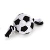 Plush and Rope 8" Dog Toy Sports Ball Squeaker Choose Your Favorite or Set of 4 (8 Inch Soccer Ball)