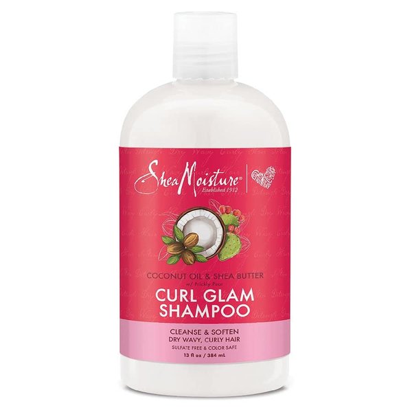 SheaMoisture Curl Glam Shampoo, Coconut Oil and Shea Butter, 13 fl oz