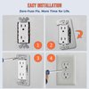 20 Pcs Outlet Spacer for Electrical Box, Hongmed Wall Plate Spacer, Metal Flush Fit Device Leveling Plate for Loose Outlet Plug Fix, Receptacle Extenders Fit Standard Switches & Covers