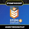 Stomp Rocket Stompin' Science Book - Use with Toys Rocket Launcher Kits for Kids - Introduction to STEM Educational Book for Boys & Girls, Fun, Interactive Outdoor Play, Learning Activity & Discovery