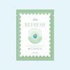 Florida Squeezed Refresh Hydrating Sheet Mask | With Hyaluronic Acid, Vitamin C, Chamomile and Aloe | 0.85 fl oz