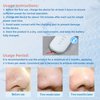 GUGUG Skin Scrubber Face Spatula Skin Spatula Pore Cleaner Blackhead Remover Tools for Facial Deep Cleansing-4 Modes -White
