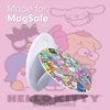 Sonix MagLink Snap Grip | Magnetic Phone Grip Holder and Collapsible Kickstand | Compatible with MagSafe | Hello Kitty and Friends Stickers