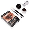 ALLROSE Eyebrow Stamp and Eyebrow Stencil Kit - Eye Brow Stamping Kit for Perfect Bushy Eyebrows, 20 Brow Stencils, Brow Stamp Trio Kit with Sponge Applicator, Waterproof Eyebrow Kit, Blonde