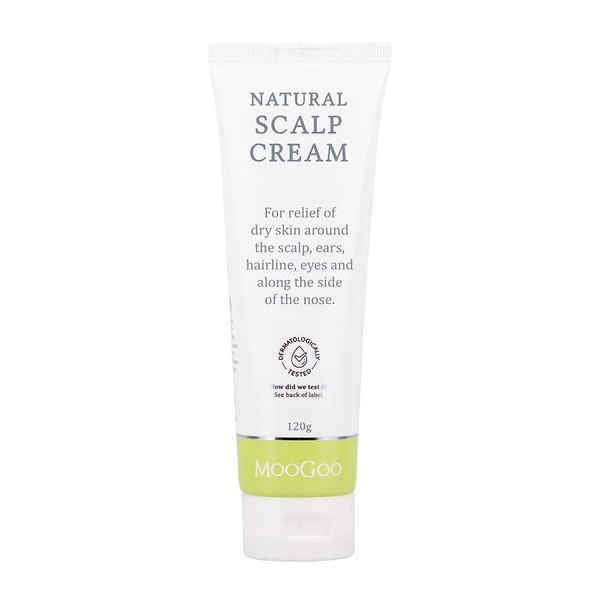 MooGoo Scalp Cream - Seborrheic Dermatitis & Cradle Cap Natural Moisturizing Cream, Relief for Red, Itchy, Crusty & Dry Skin Around the Scalp, Ears, Hairline, Eyes & Nose, for Babies & Adults