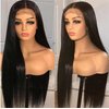 ESIWONHAIR Straight 4x4 Lace Front Wigs for Black Women Glueless Human Hair Brazilian Virgin HD Transparent Silky Straight Lace Closure Wigs Pre-Plucked with Baby Hair (16Inch, Natural Color)
