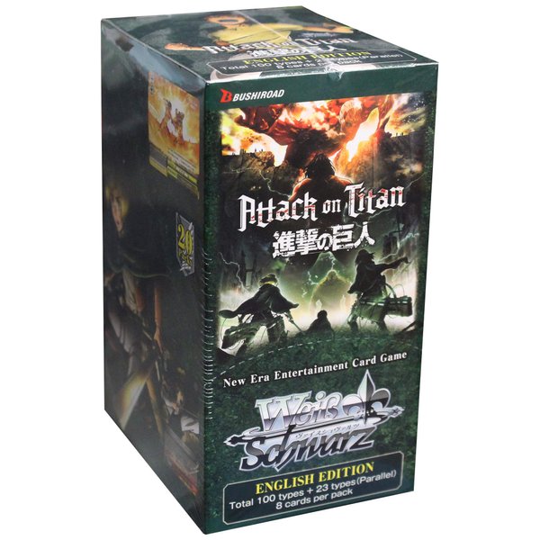 Weiss Schwarz Attack on Titan CCG Volume 2 Booster Box (English Edition)