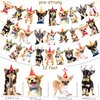 3Pcs Chihuahua Party Banner Chihuahua Dog Birthday Party Decorations Dog Party Supplies Chihuahua Birthday Cutout Banner for Pet Dog Theme Baby Shower Supplies