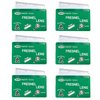 MagDepo 6 Pack Credit Card Size Magnifier Ruler Fire Starter Magnifying Glass Wallet Pocket Magnifier for Reading Small Print, Maps, and Books -Green