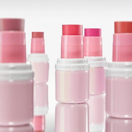 House of Hur Every Cheek Blush | Hydrating Moisture Blush Stick | Super Food Extracts | 0.23 Oz (5 Colors) - Playful Rosie