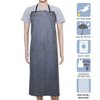 Rubber Apron Waterproof Aprons Chemical Oil Resistant Aprons for Dishwashing, Cleaning Fish, Gardening, Lab Work, Butcher and Dog Grooming