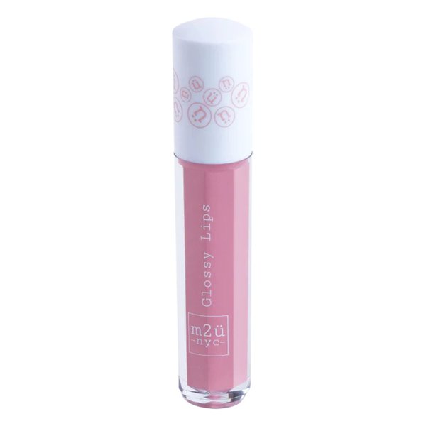 M2U NYC Lip Gloss, Lip Oil, Lip Gloss Set, Lipgloss, Clear Lip Gloss, Lip Makeup, Lip Plumper Gloss, Clear Lip Gloss, Multiple Colors (First Kiss (pink))
