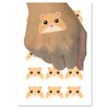 Peeking Hamster Gerbil Temporary Tattoo Water Resistant Fake Body Art Set Collection - 15 2" Tattoos (1 Sheet)